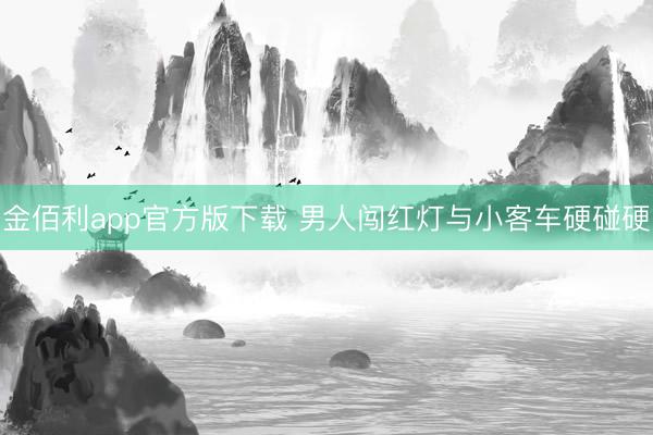 金佰利app官方版下载 男人闯红灯与小客车硬碰硬
